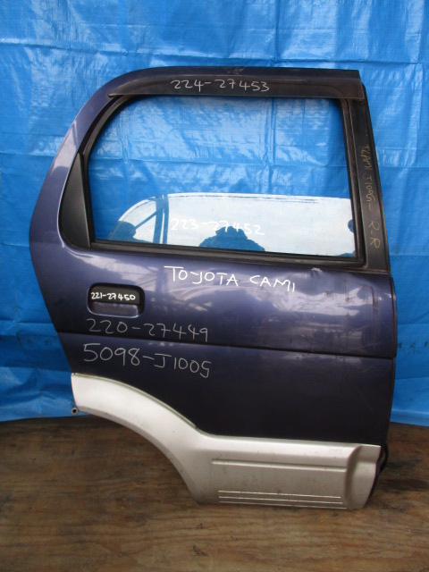 Used Toyota Cami WEATHER SHILED REAR RIGHT